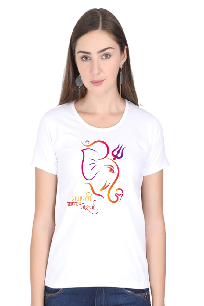 GANESH FESTIVAL CLASSIC FIT T-SHIRT FOR WOMEN