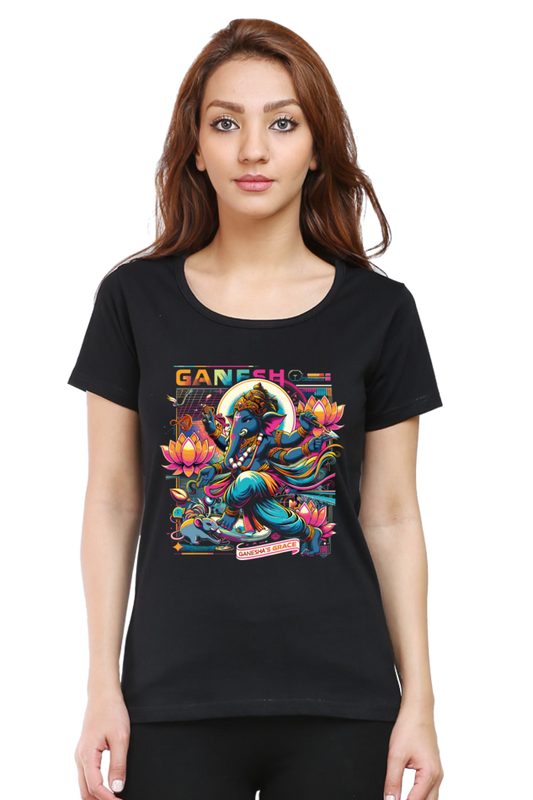 Ganesha Grace Classic Tshirt for Women