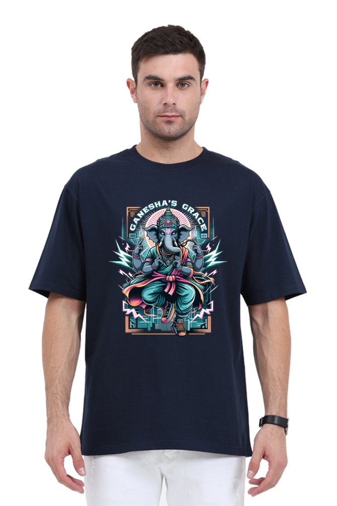 Ganesha Grace Classic Oversized Tshirt for Men