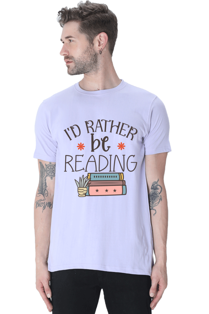 I'd Rather Be Reading Classic Tshirt for Men