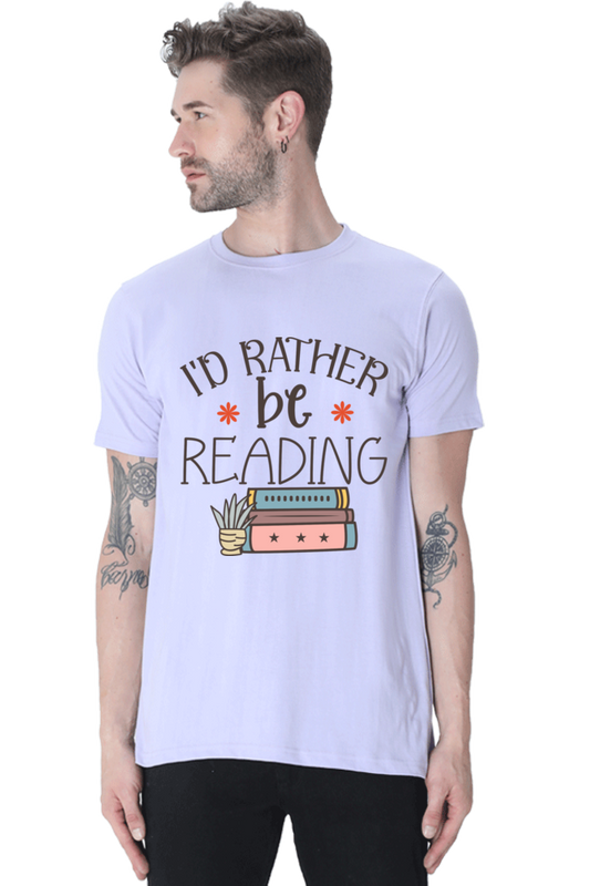 I'd Rather Be Reading Classic Tshirt for Men