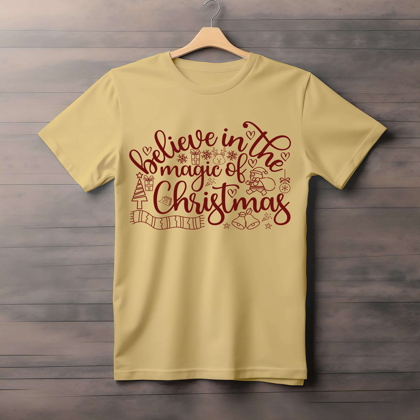 CHRISTMAS THEMED CLASSIC T-SHIRT FOR MEN