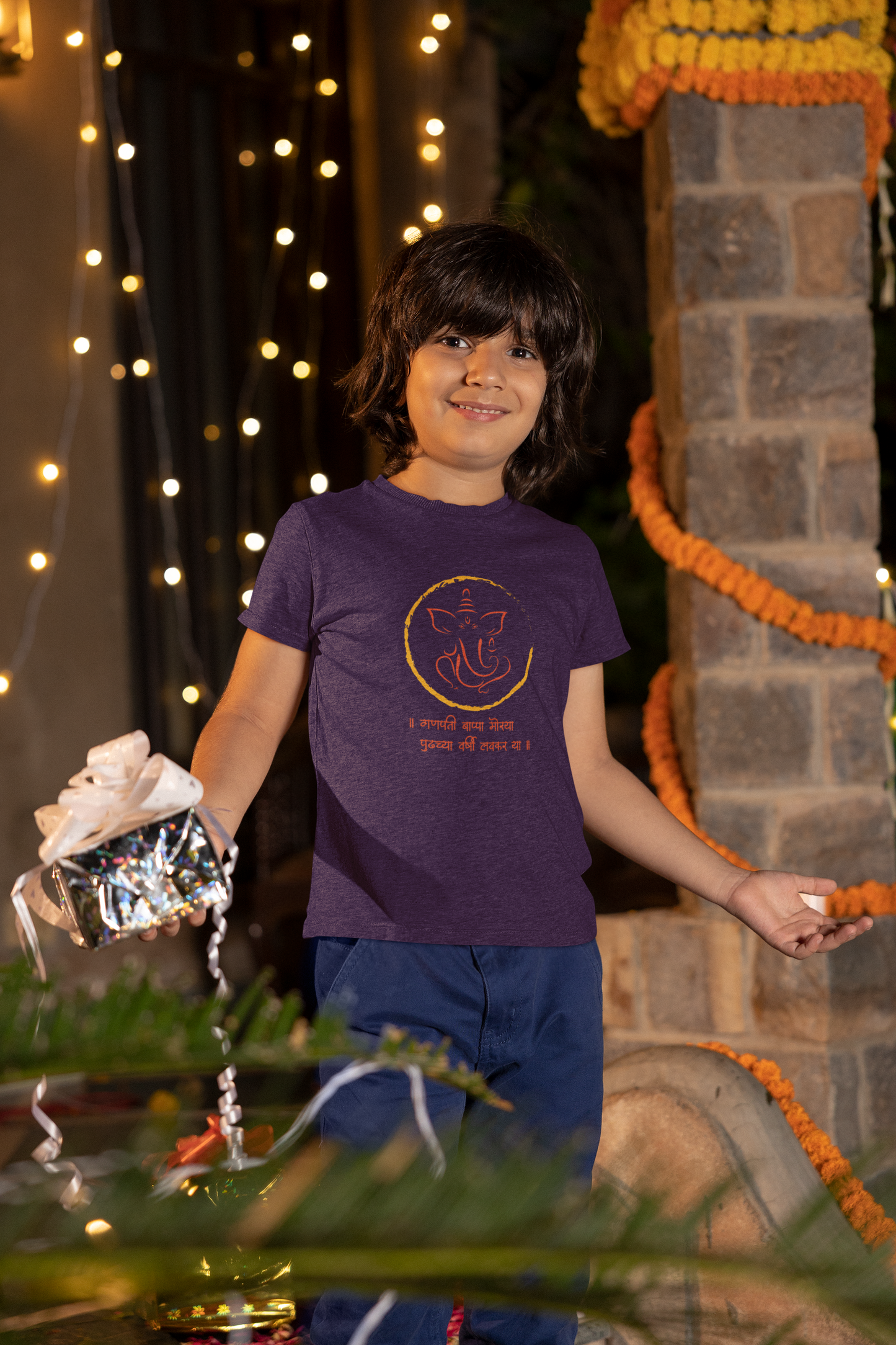 GANESH FESTIVAL T-SHIRT FOR BOYS 2YRS TO 13YRS