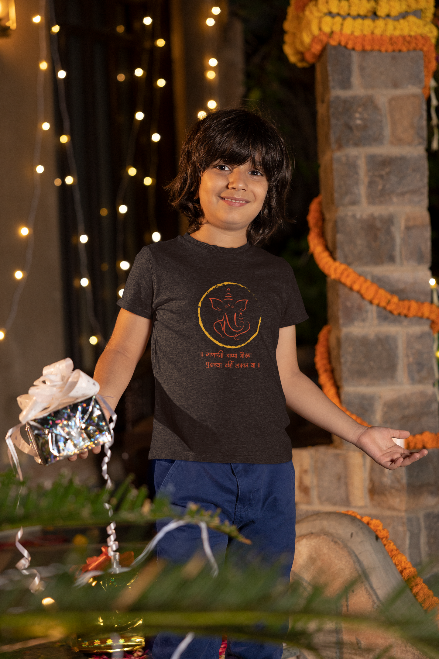 GANESH FESTIVAL T-SHIRT FOR BOYS 2YRS TO 13YRS