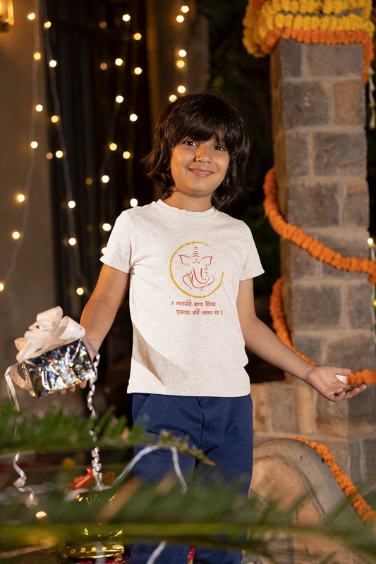 GANESH FESTIVAL T-SHIRT FOR BOYS 2YRS TO 13YRS