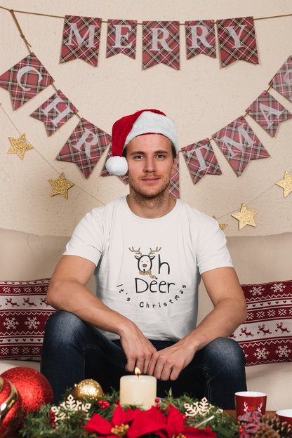 OH DEER! CHRISTMAS THEMED CLASSIC T-SHIRT FOR MEN