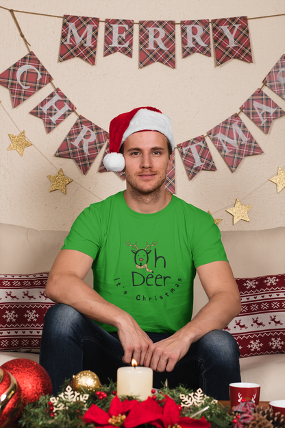 OH DEER! CHRISTMAS THEMED CLASSIC T-SHIRT FOR MEN