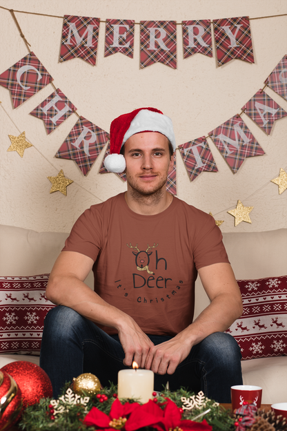 OH DEER! CHRISTMAS THEMED CLASSIC T-SHIRT FOR MEN