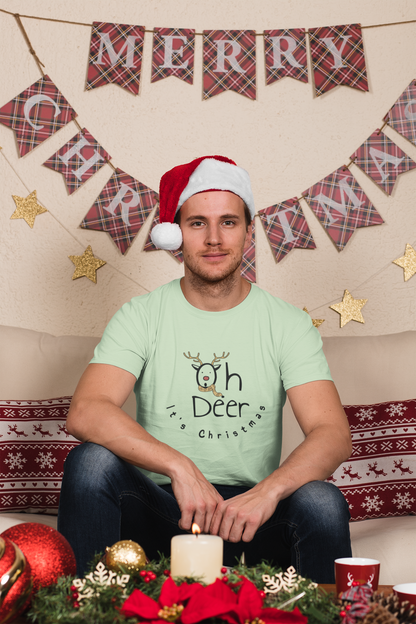 OH DEER! CHRISTMAS THEMED CLASSIC T-SHIRT FOR MEN