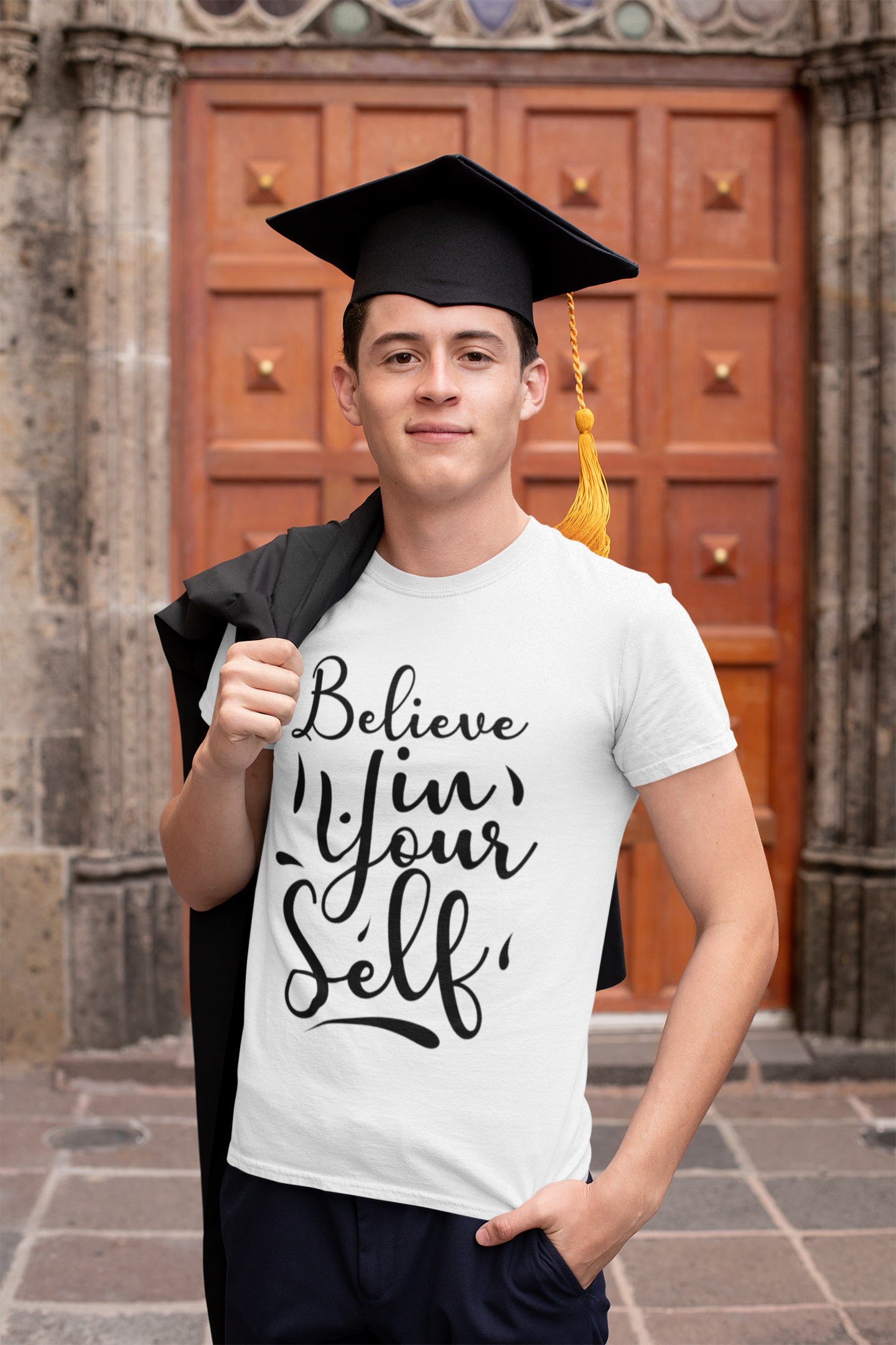 BELIEVE IN YOURSELF CLASSIC T-SHIRT FOR MEN