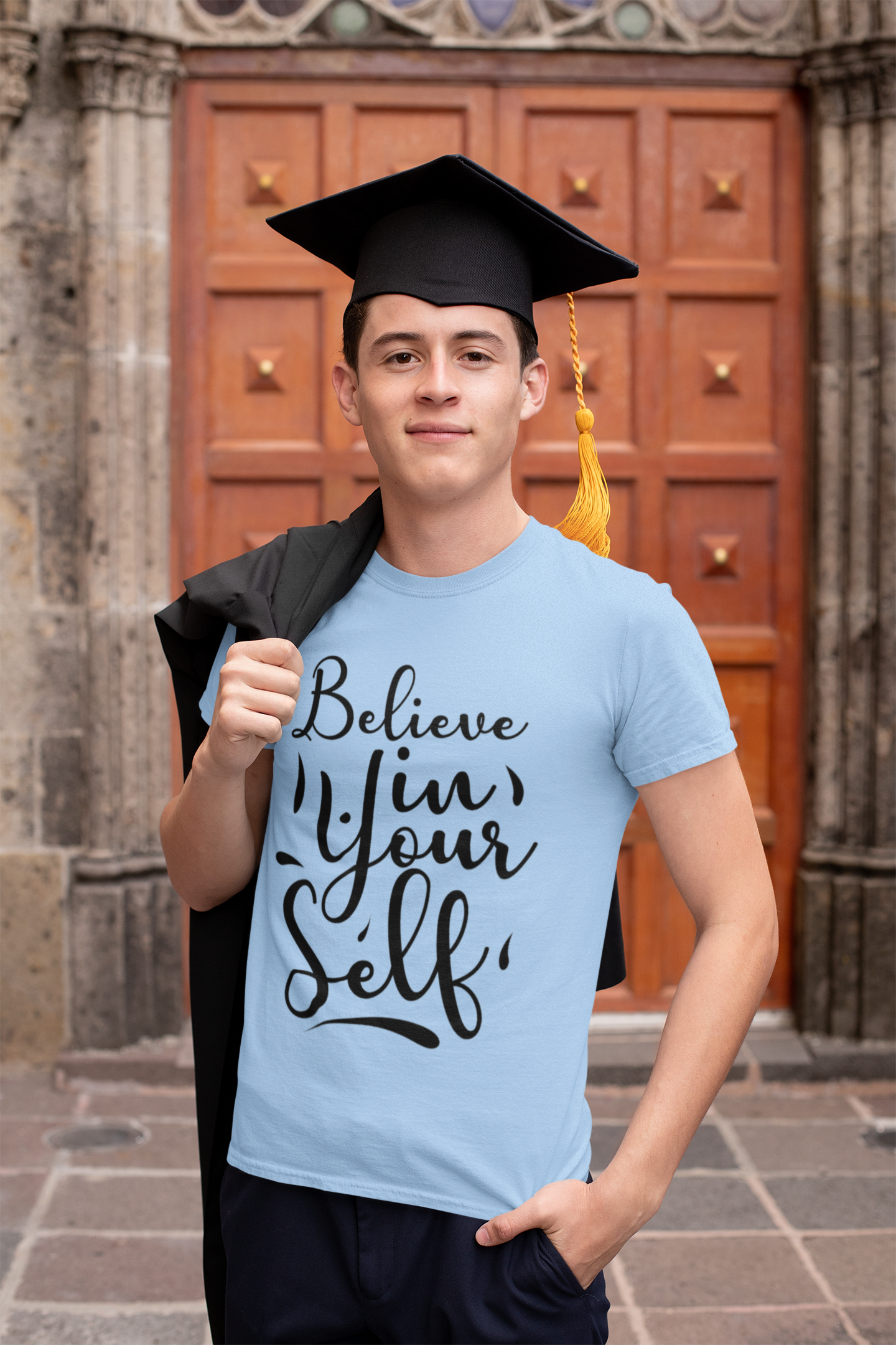 BELIEVE IN YOURSELF CLASSIC T-SHIRT FOR MEN